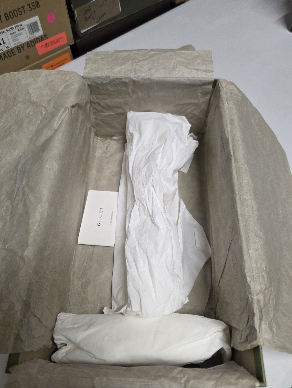 Gucci GG Size 44 (11) Beige/Brown Canvas and Leather Double Buckle Slide Sandals - Picture 9 of 11